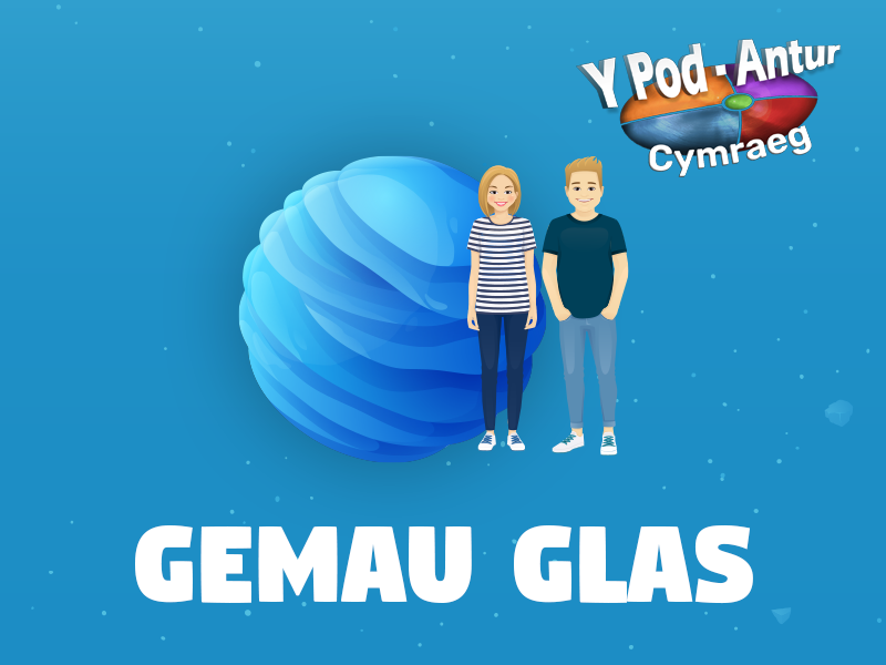 Logo y Pod-Antur Cymraeg