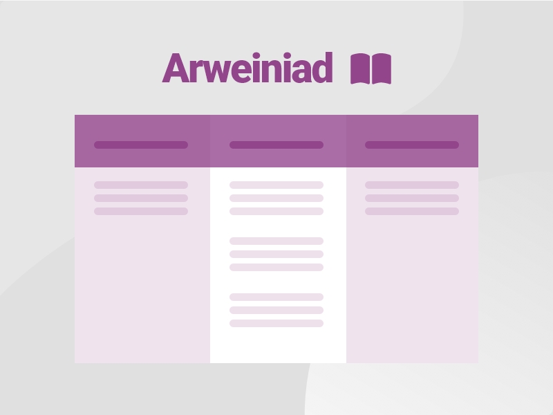Llun o Arweniad PAC 2 Uned 3