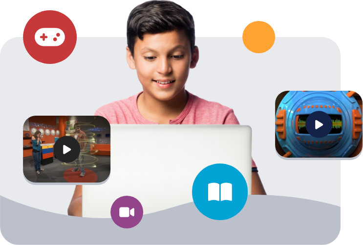 child on laptop