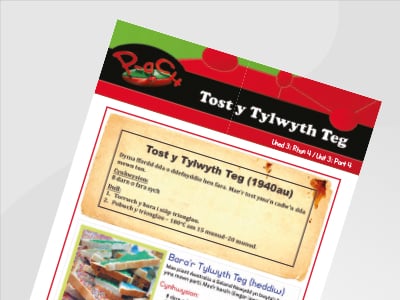 Llun o Tost y Tylwyth Teg