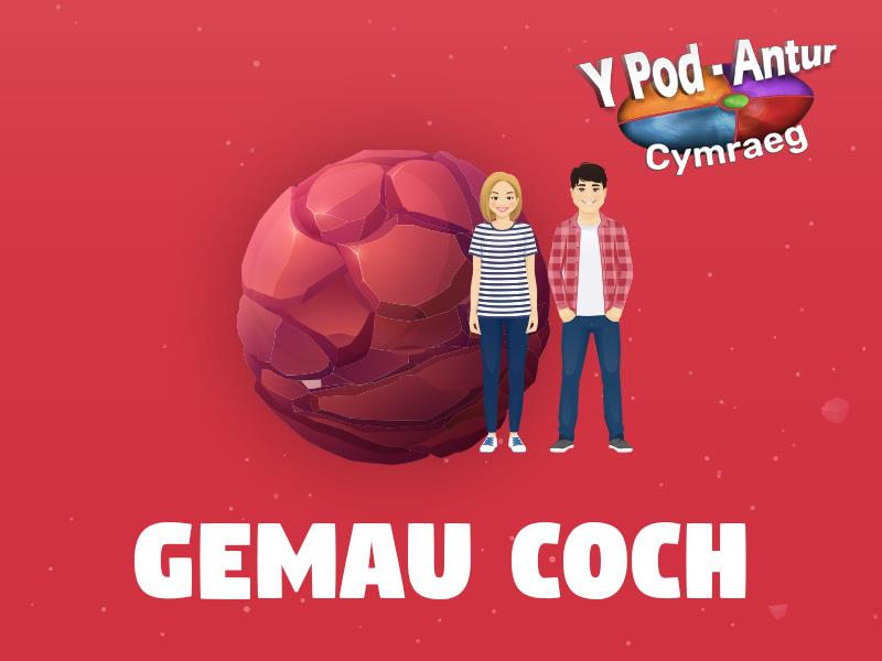 Logo y Pod-Antur Cymraeg