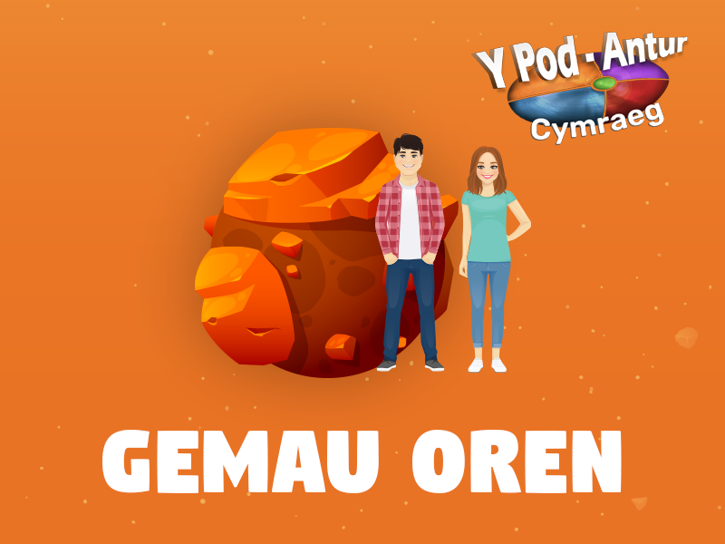 Logo y Pod-Antur Cymraeg